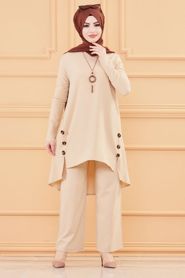 TUNIK PANTOLON Bej - 3528