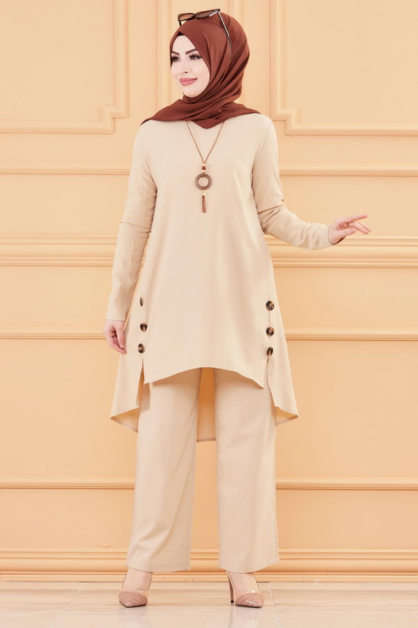 TUNIK PANTOLON Bej - 3528