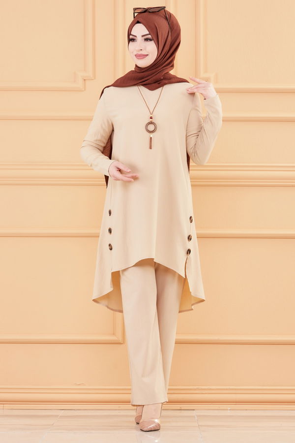 TUNIK PANTOLON Bej - 3528