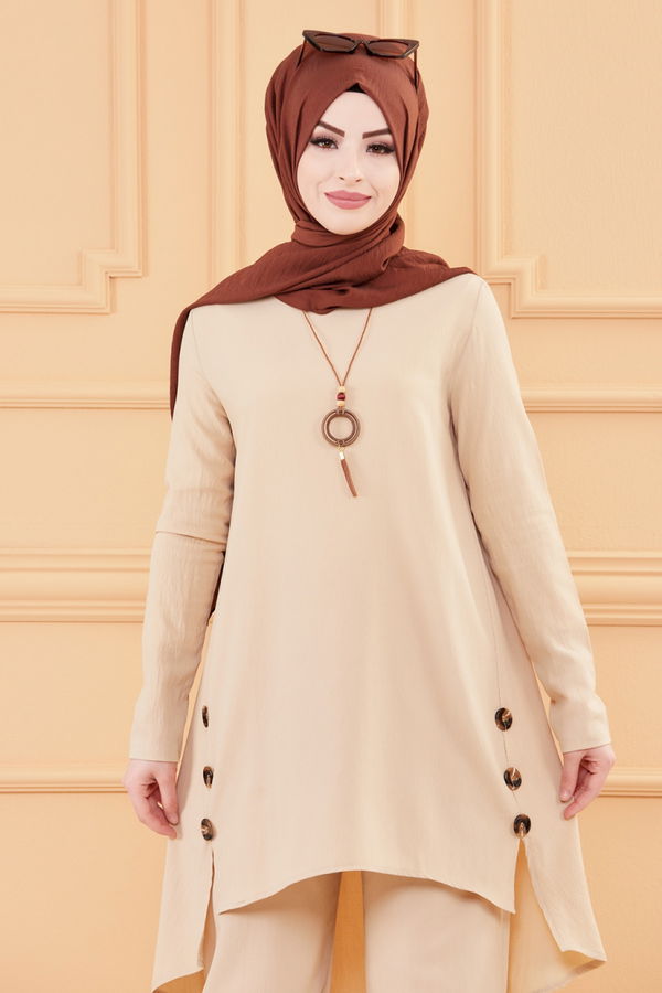 TUNIK PANTOLON Bej - 3528