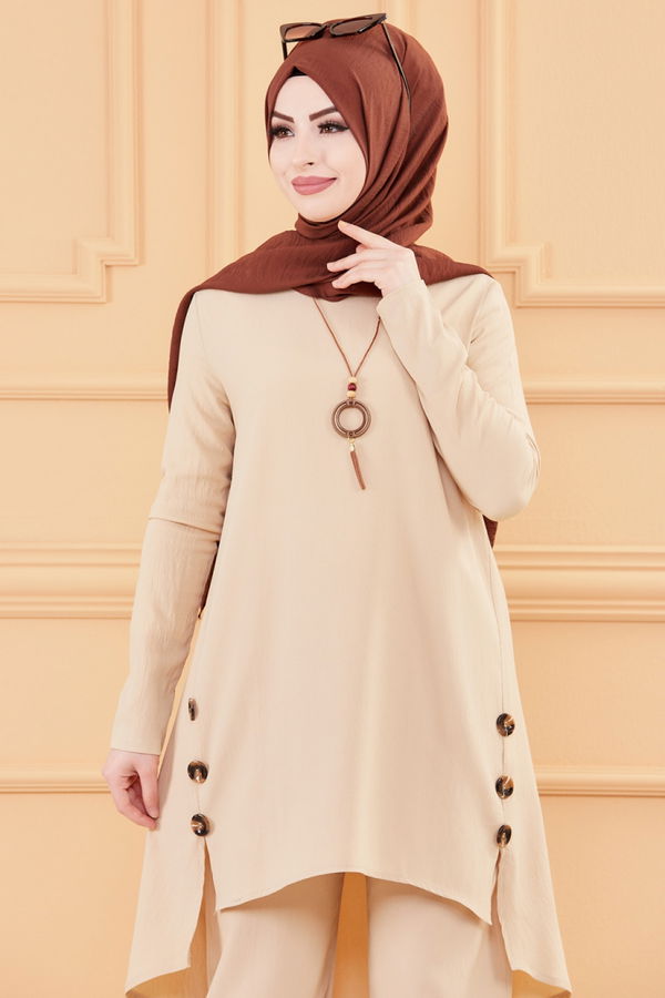 TUNIK PANTOLON Bej - 3528