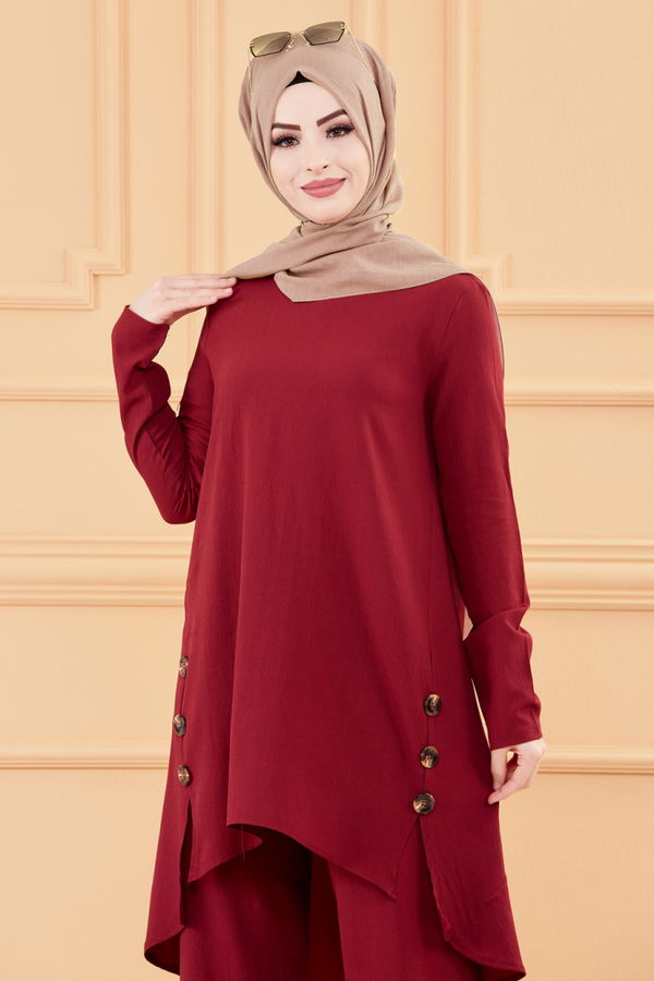 TUNIK PANTOLON Bordo - 3528 BORDO