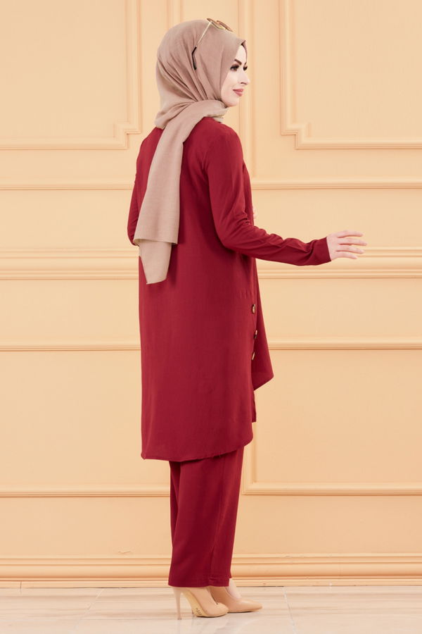 TUNIK PANTOLON Bordo - 3528 BORDO