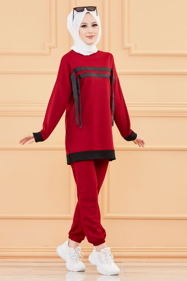 TUNIK PANTOLON Bordo - 3375 BORDO