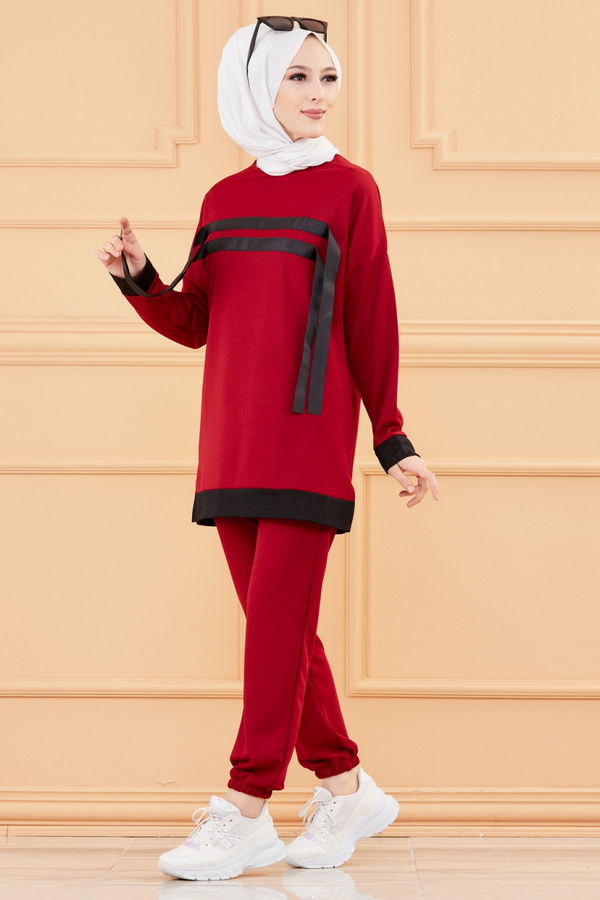 TUNIK PANTOLON Bordo - 3375 BORDO