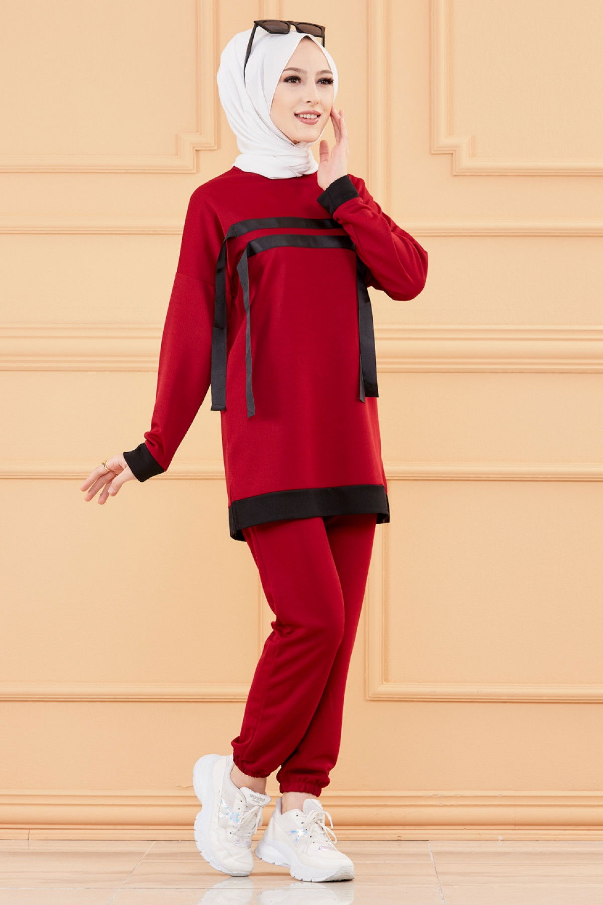 TUNIK PANTOLON Bordo - 3375 BORDO