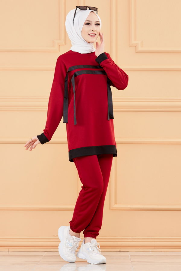 TUNIK PANTOLON Bordo - 3375 BORDO