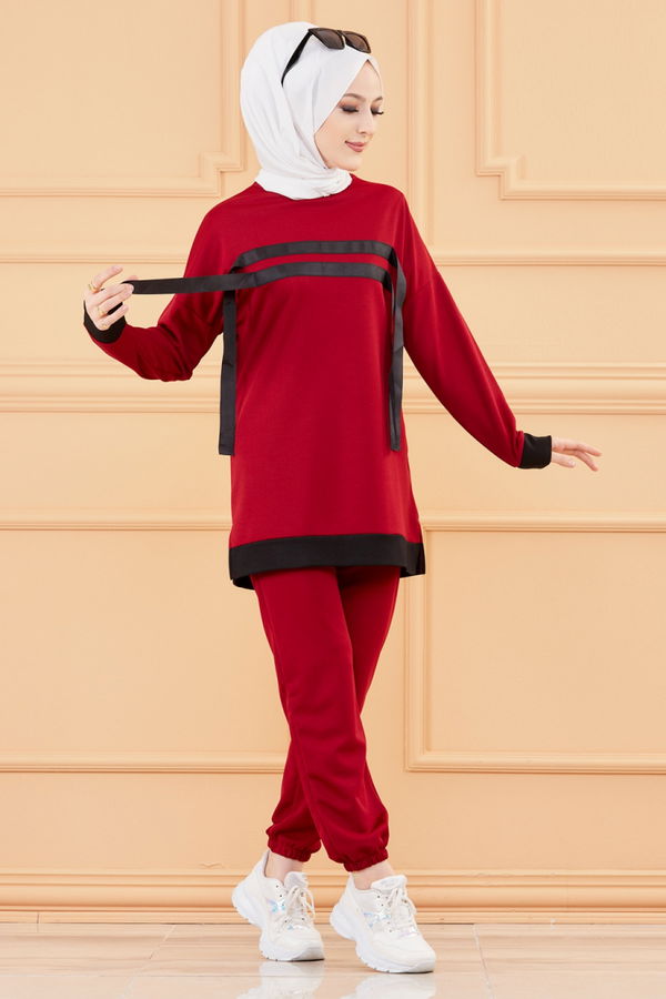 TUNIK PANTOLON Bordo - 3375 BORDO