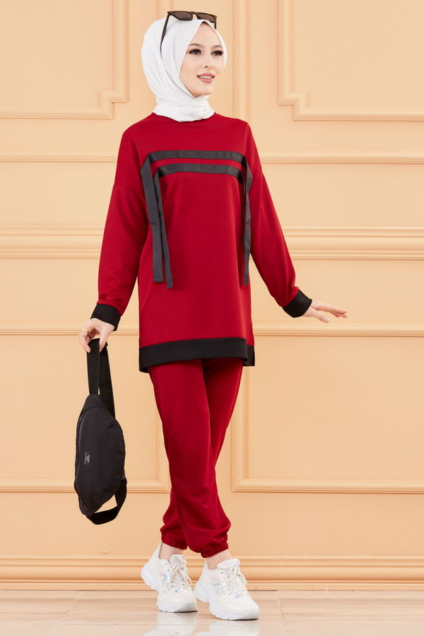 TUNIK PANTOLON Bordo - 3375 BORDO