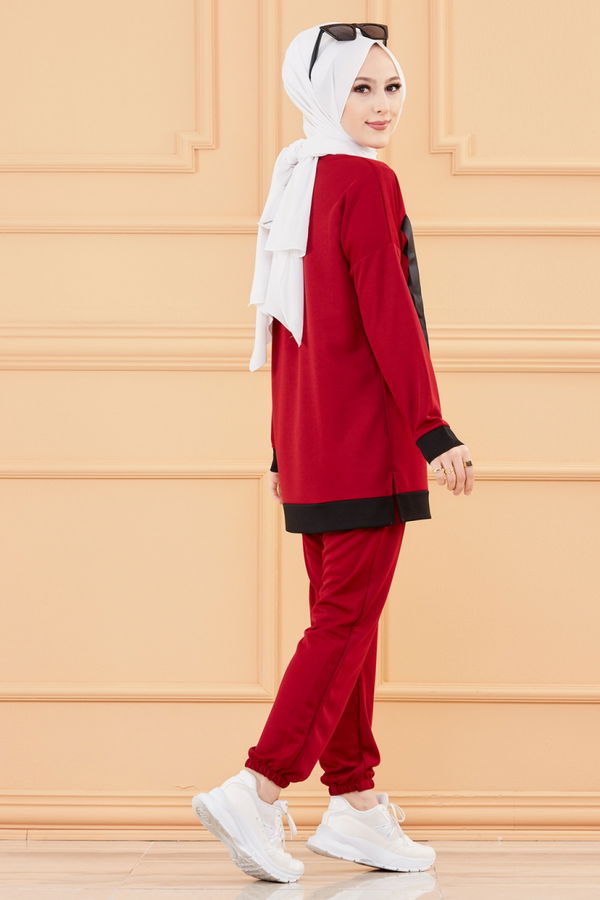 TUNIK PANTOLON Bordo - 3375 BORDO