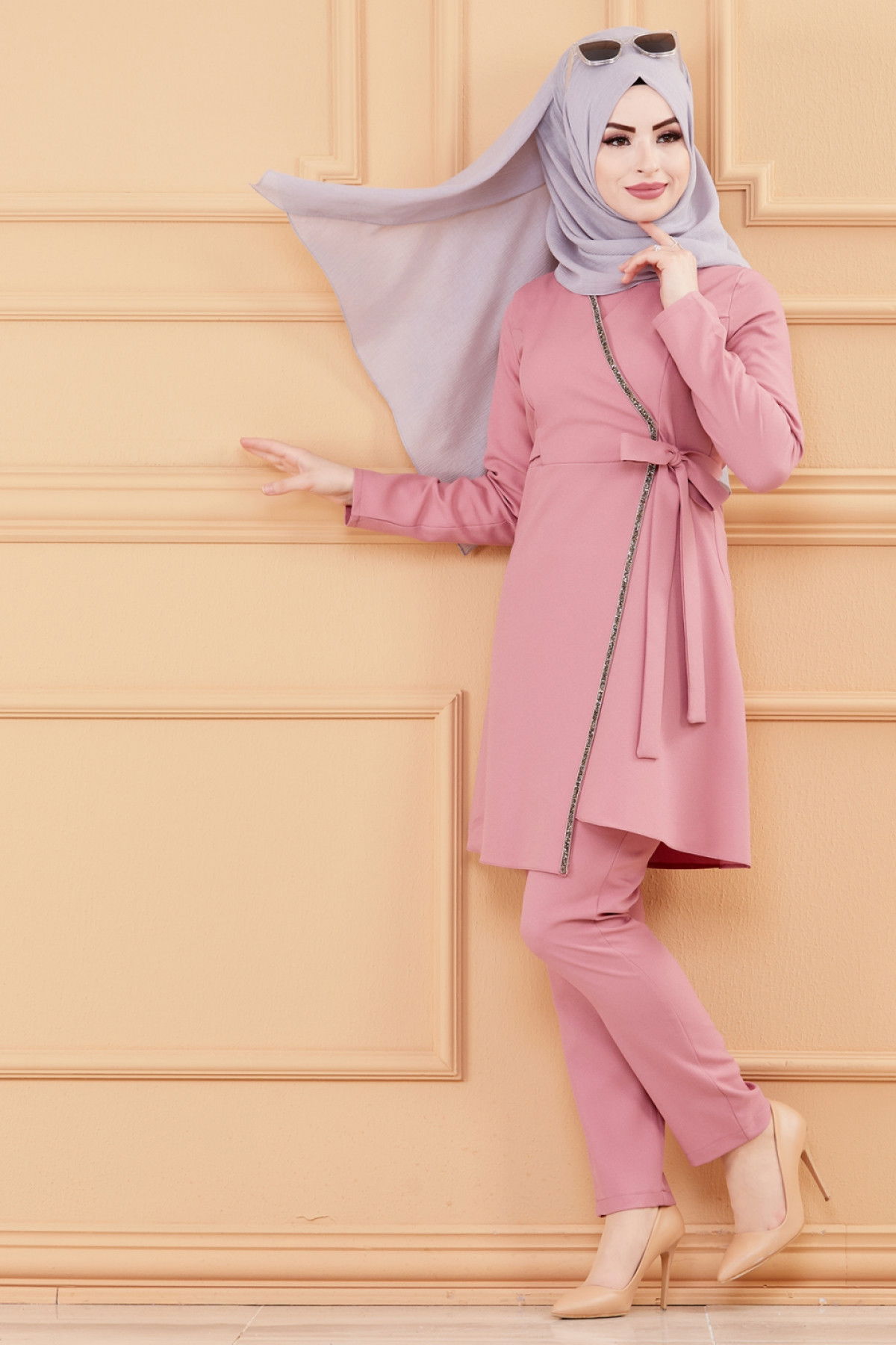 TUNIK PANTOLON Pembe - 20028