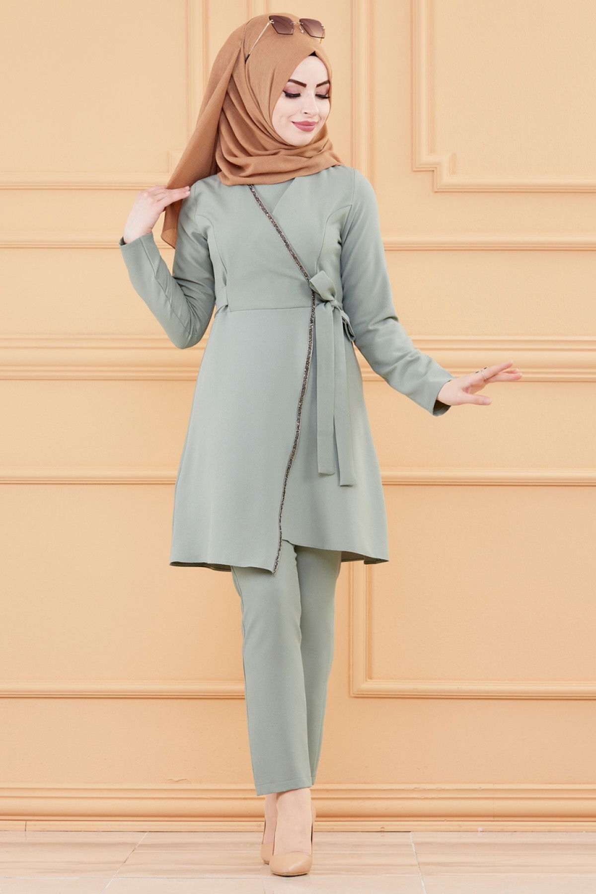 TUNIK PANTOLON Yeşil - 20028