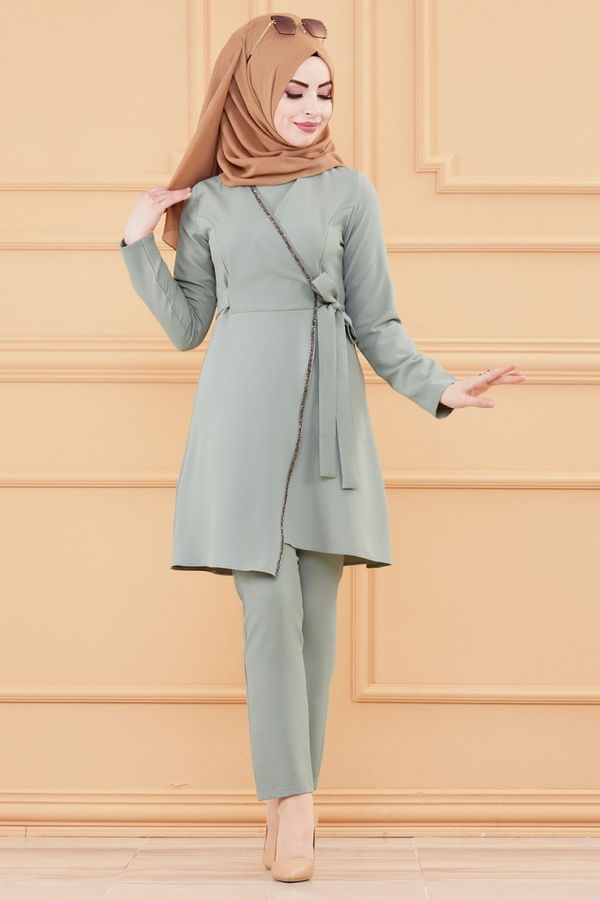 TUNIK PANTOLON Yeşil - 20028