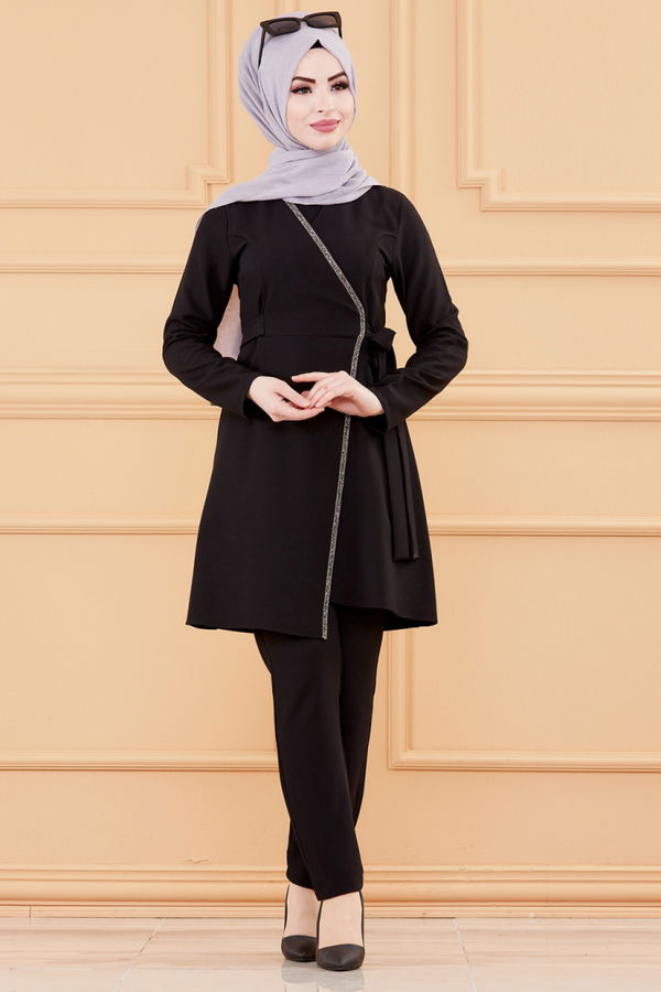 TUNIK PANTOLON Siyah - 20028 SİYAH