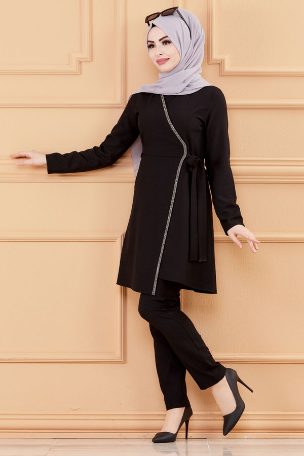 TUNIK PANTOLON Siyah - 20028 SİYAH