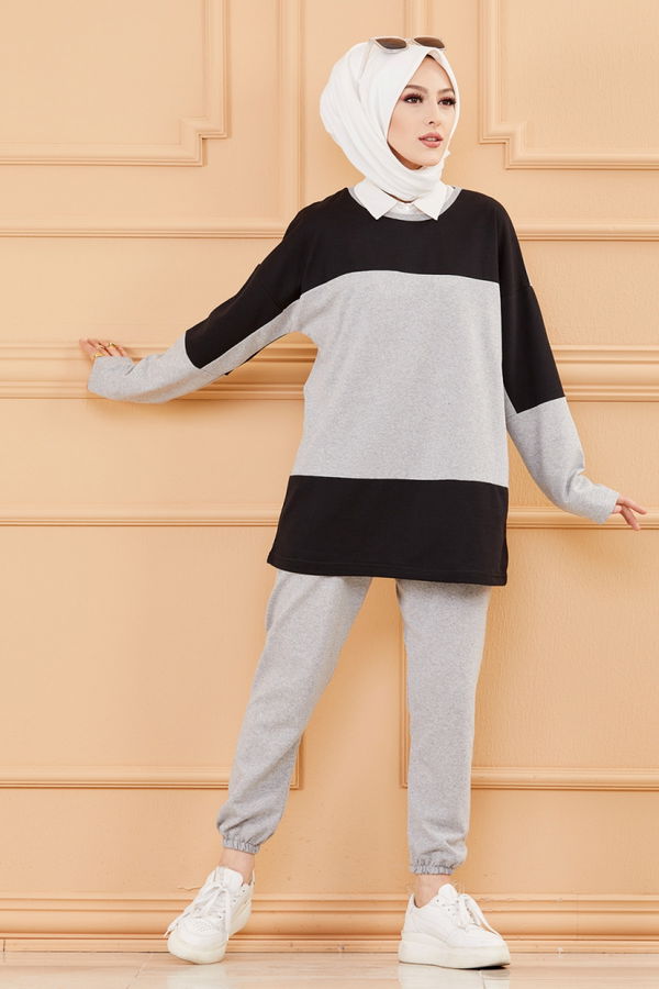 TUNIK PANTOLON Gri - 8729