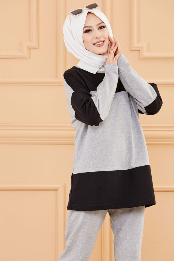 TUNIK PANTOLON Gri - 8729