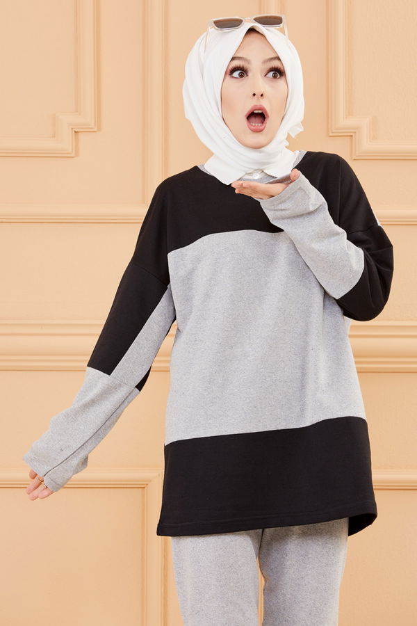 TUNIK PANTOLON Gri - 8729