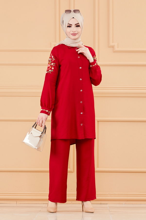 TUNIK PANTOLON Bordo - 3542