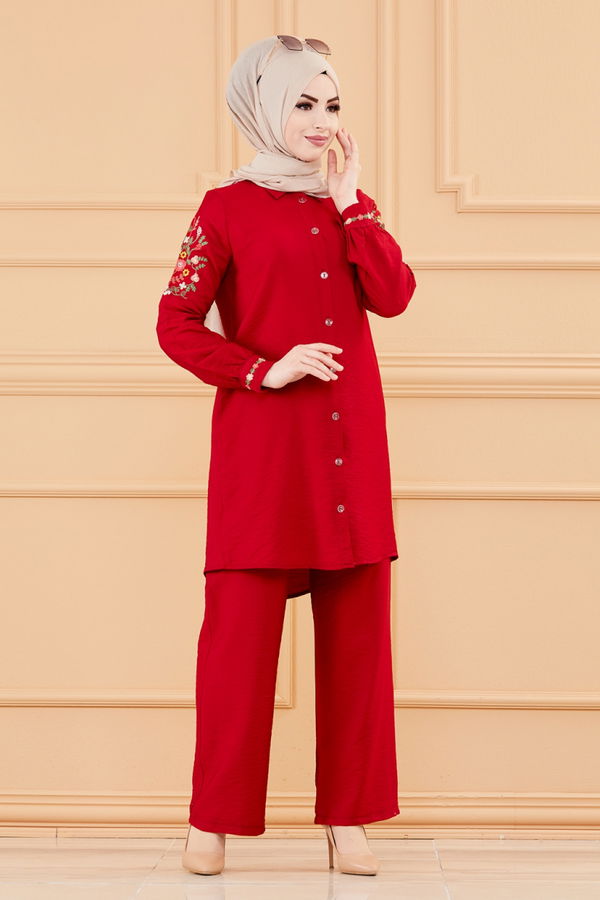 TUNIK PANTOLON Bordo - 3542