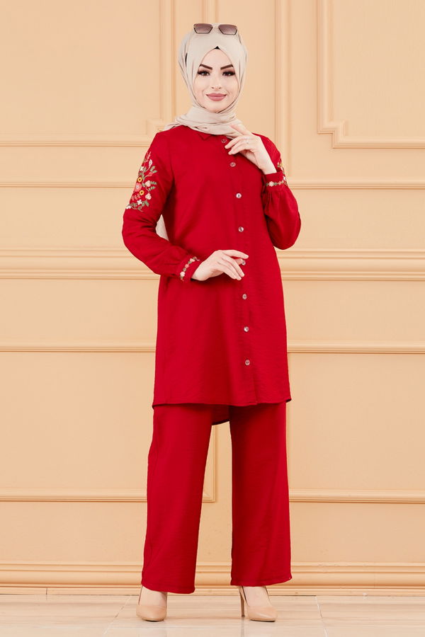 TUNIK PANTOLON Bordo - 3542