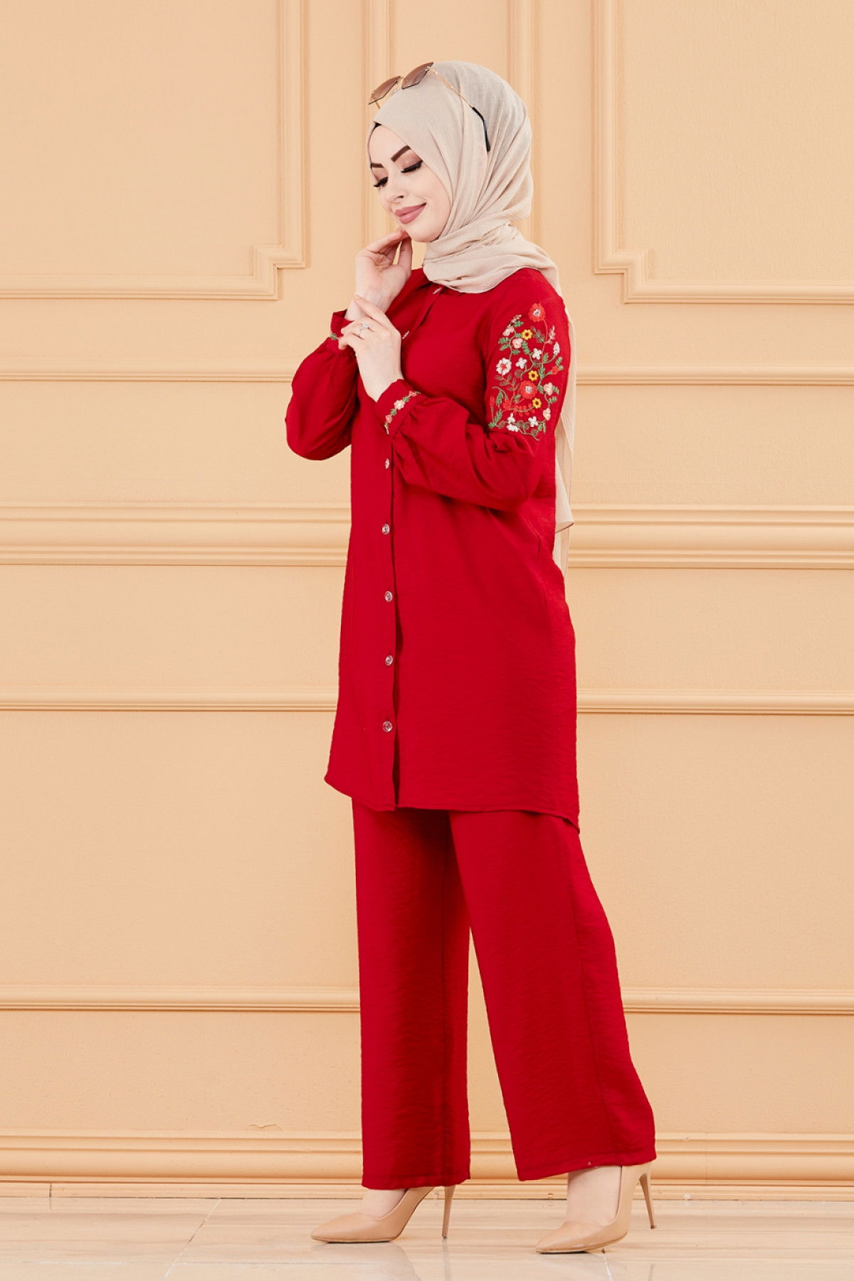 TUNIK PANTOLON Bordo - 3542