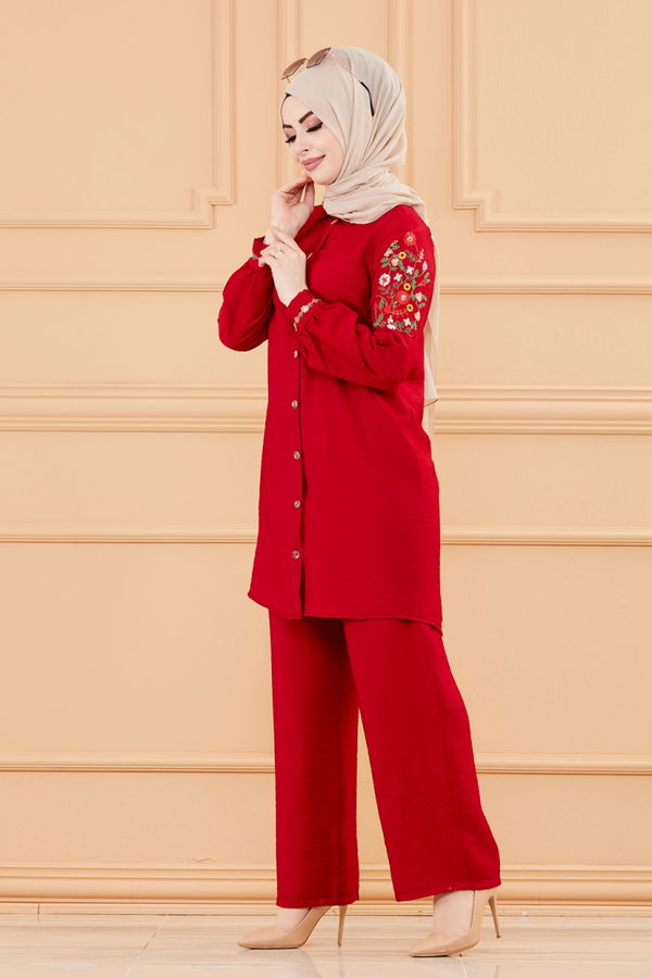 TUNIK PANTOLON Bordo - 3542