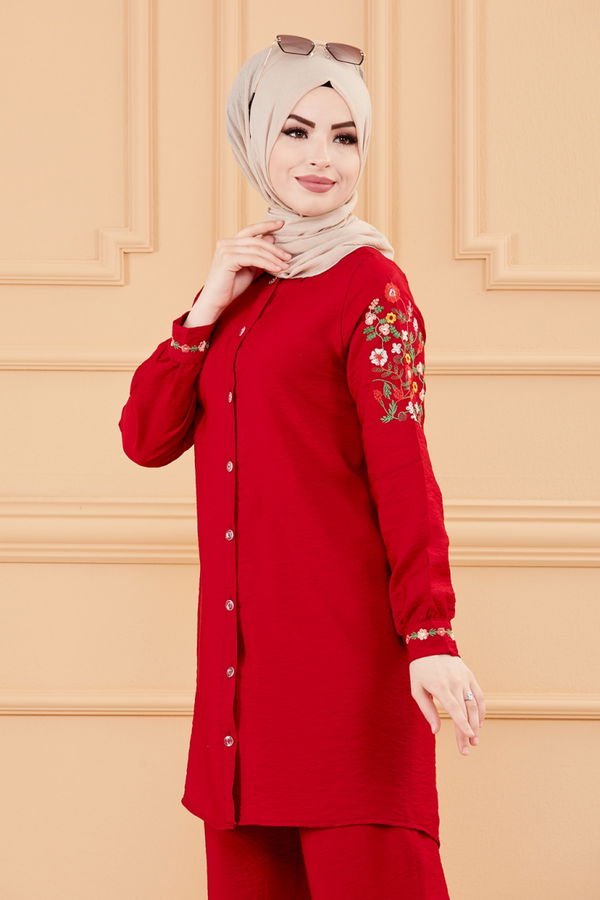 TUNIK PANTOLON Bordo - 3542