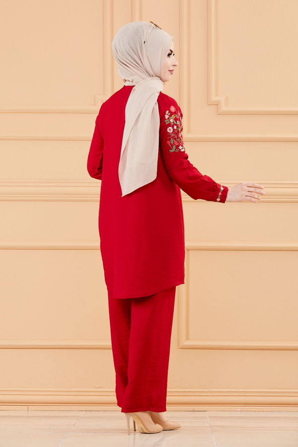 TUNIK PANTOLON Bordo - 3542