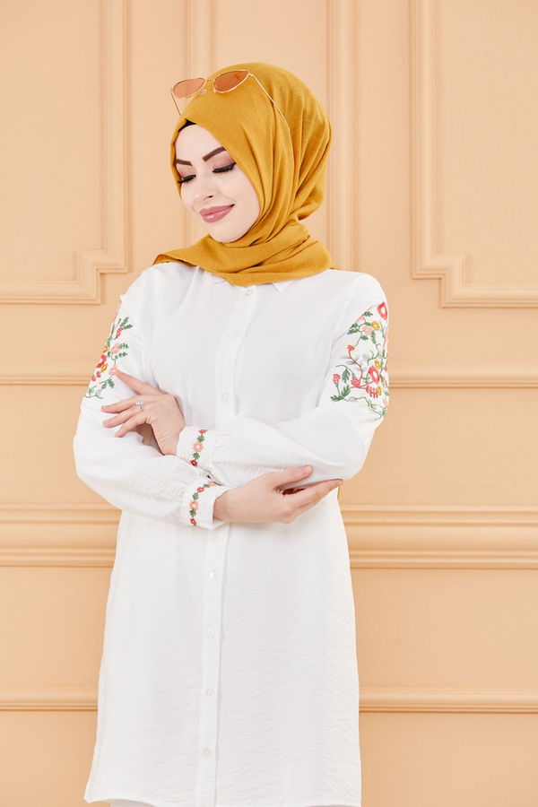 TUNIK PANTOLON Beyaz - 3542