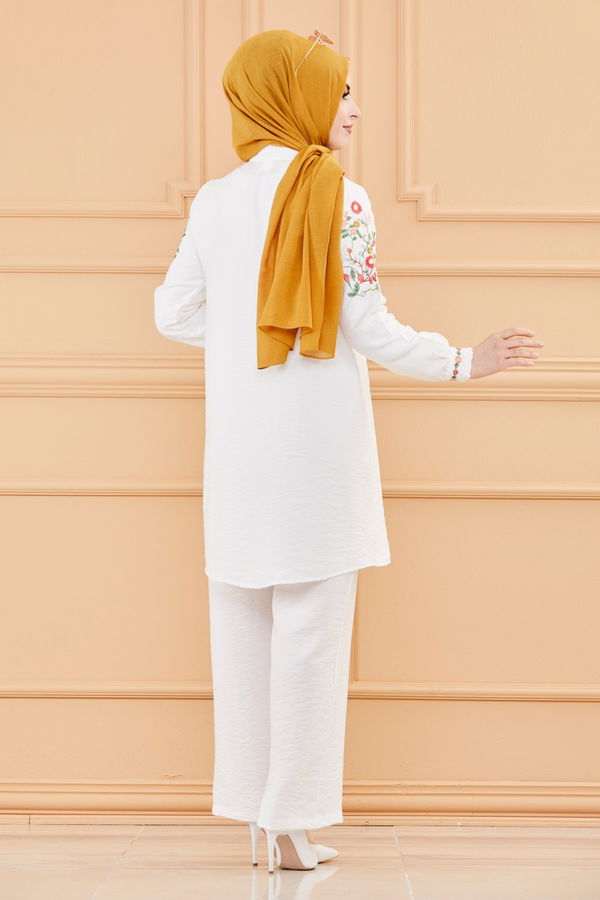 TUNIK PANTOLON Beyaz - 3542