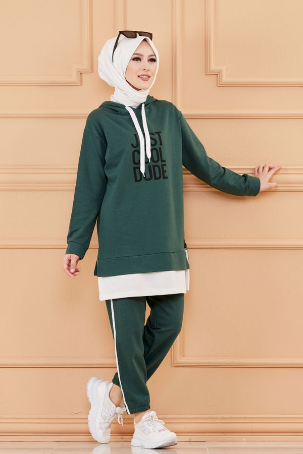 TUNIK PANTOLON Yeşil - 3413