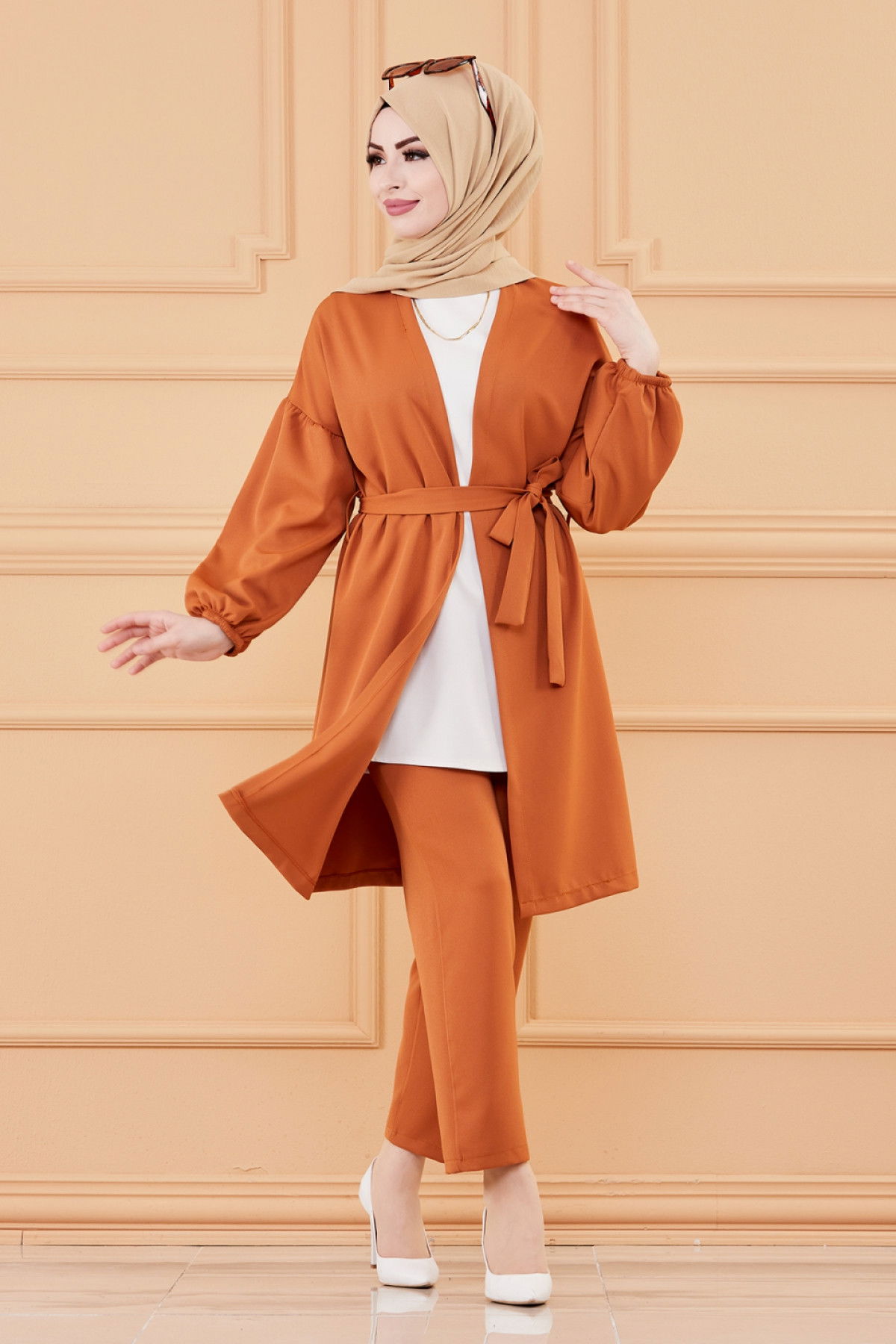 CEKET PANTOLON Kiremit - 3544