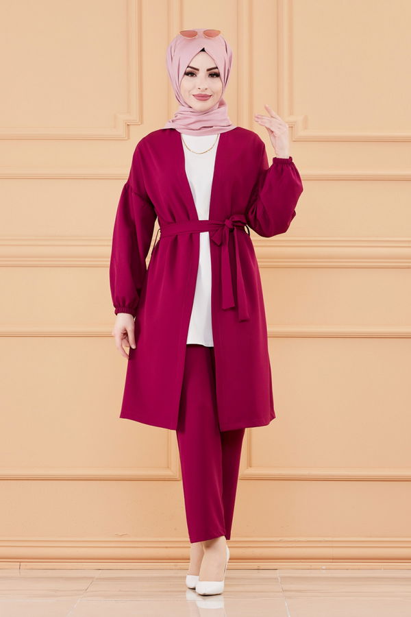 CEKET PANTOLON Mürdüm - 3544