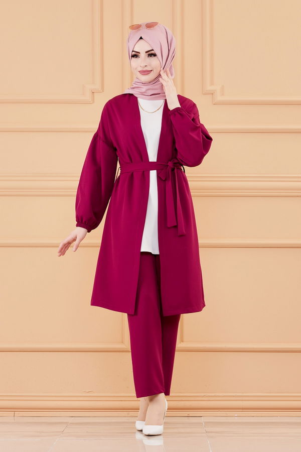CEKET PANTOLON Mürdüm - 3544