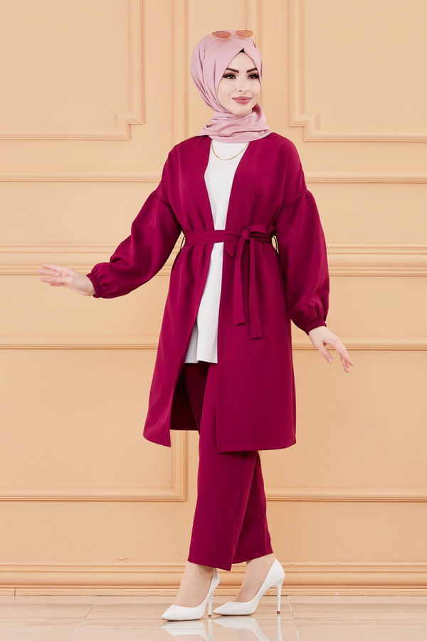 CEKET PANTOLON Mürdüm - 3544
