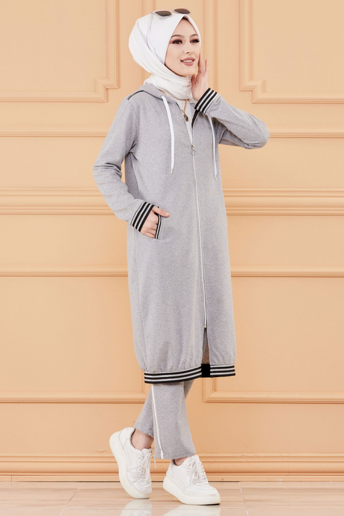 TUNIK PANTOLON Gri - 3559 GRİ