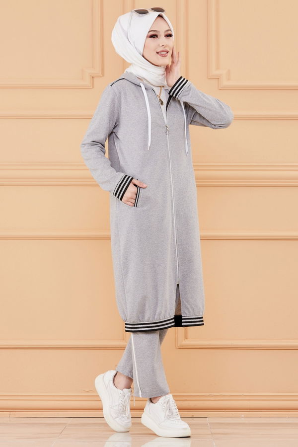 TUNIK PANTOLON Gri - 3559 GRİ