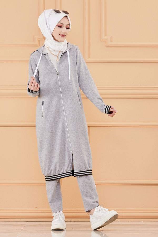 TUNIK PANTOLON Gri - 3559 GRİ