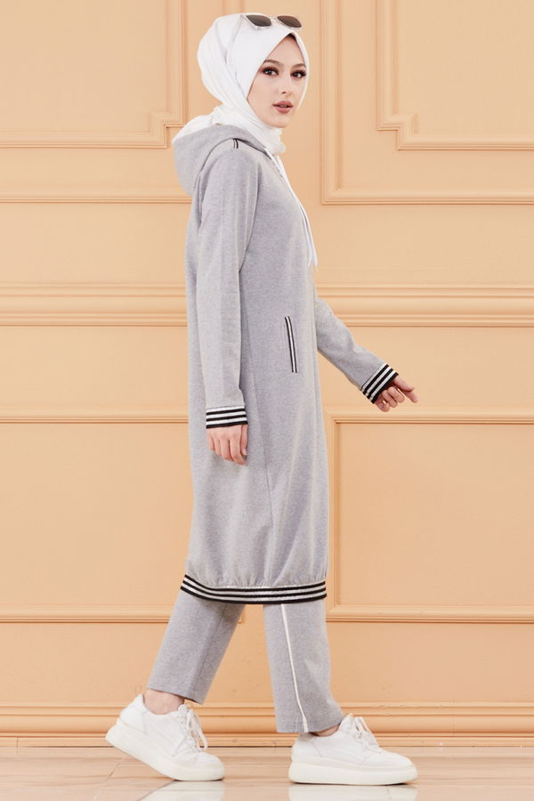 TUNIK PANTOLON Gri - 3559 GRİ