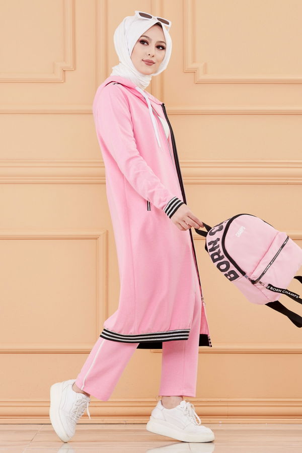 TUNIK PANTOLON Pembe - 3559
