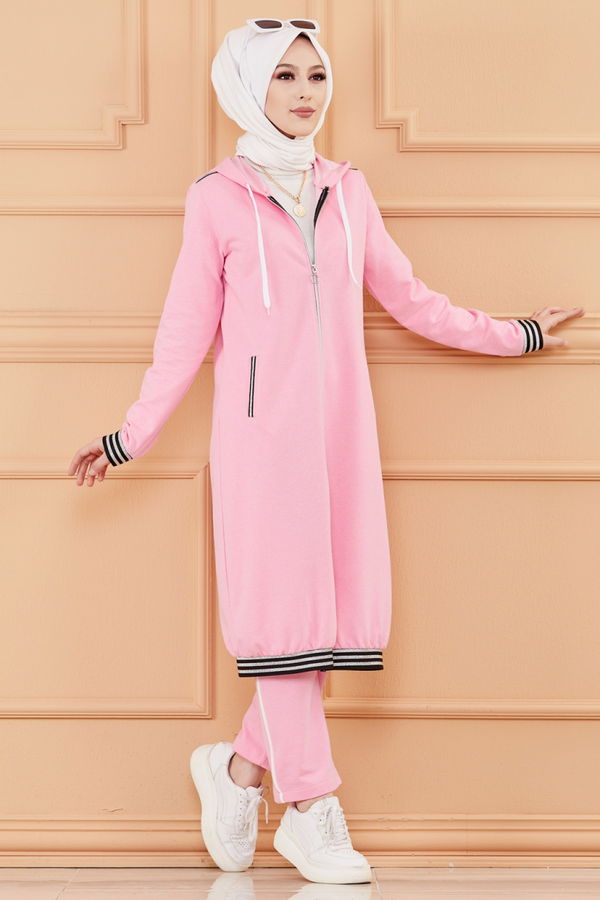 TUNIK PANTOLON Pembe - 3559