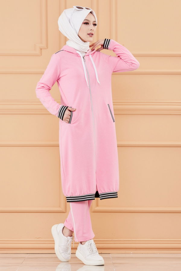 TUNIK PANTOLON Pembe - 3559