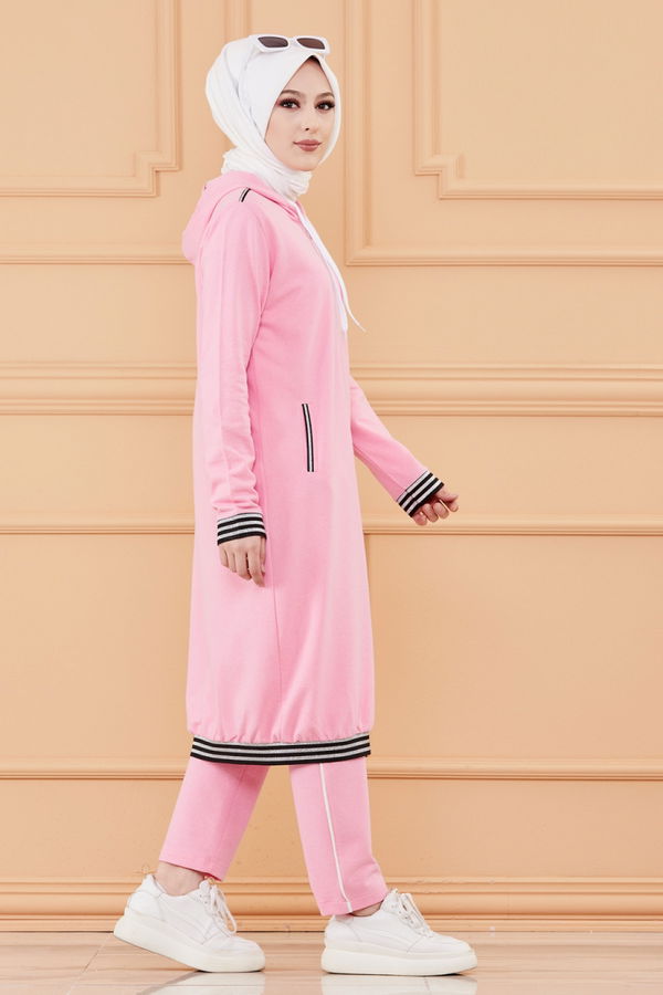 TUNIK PANTOLON Pembe - 3559
