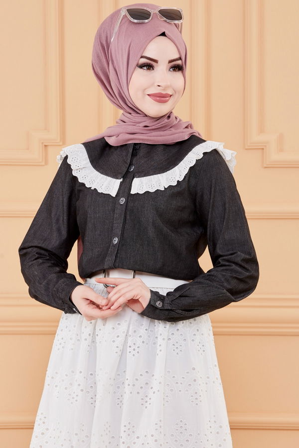 GOMLEK ETEK Siyah - 20040