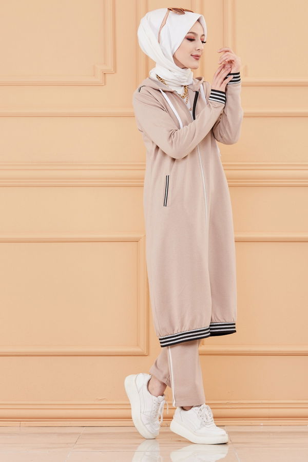 TUNIK PANTOLON Bej - 3559