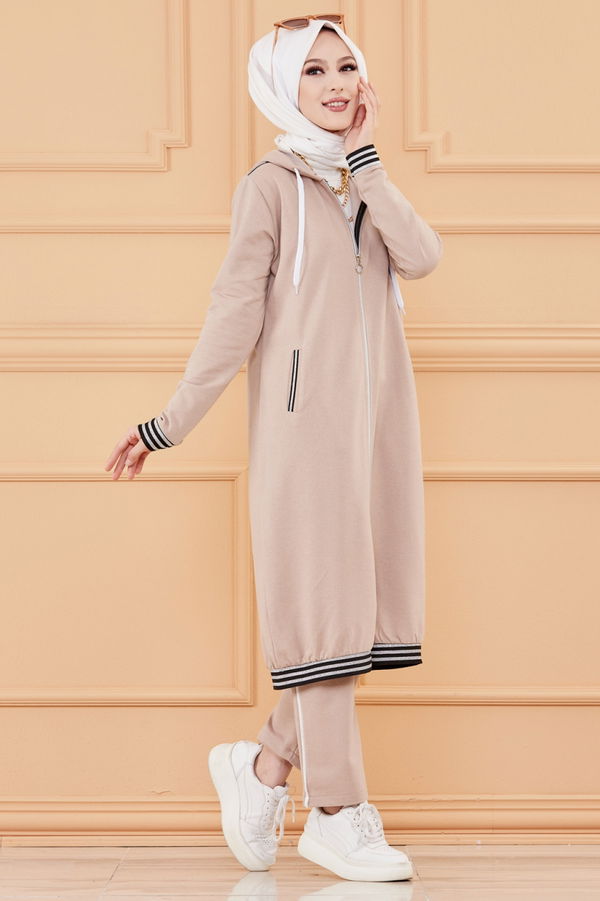 TUNIK PANTOLON Bej - 3559