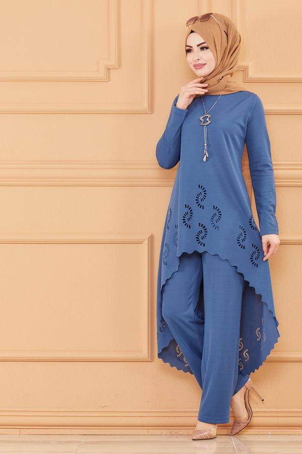 TUNIK PANTOLON Mavi - 3602 MAVİ