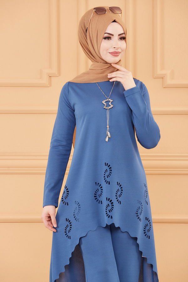 TUNIK PANTOLON Mavi - 3602 MAVİ