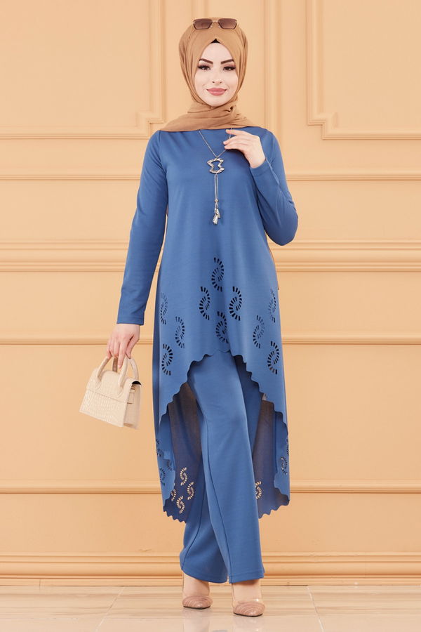 TUNIK PANTOLON Mavi - 3602 MAVİ